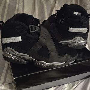 Jordan 8 Retro Chrome Mens 10.5 $225.00 Incredible Condition Like New!!